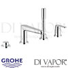 Grohe Eurodisc Cosmopolitan 4-Hole Single-Lever Bath Combination Tap Spare Parts
